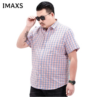 Áo Sơ Mi Nam Oversize Tay Ngắn Kẻ Sọc Caro Nhiều Màu Sắc 60-175KG