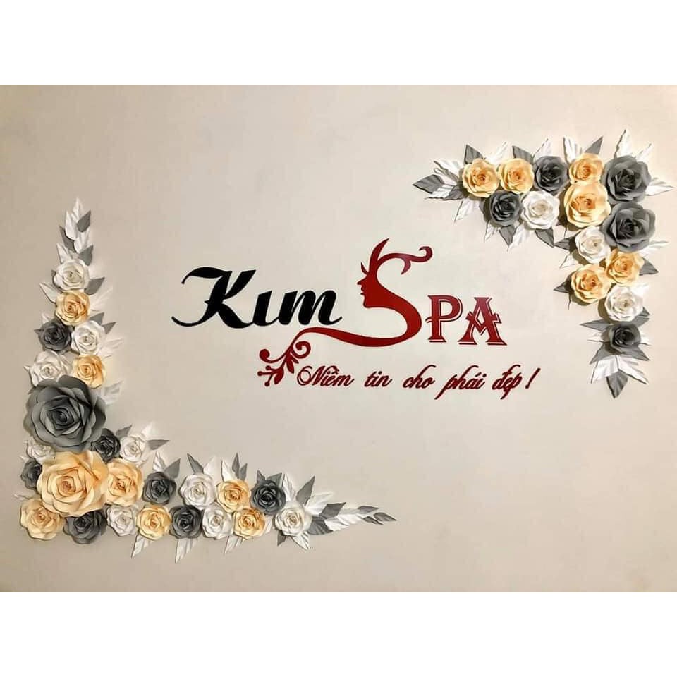 Bộ chữ tráng trí spa alu gương vàng Key Spa | Shopee Việt Nam