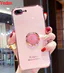 Ốp điện thoại mạ có giá đỡ nhẫn thích hợp cho iPhone XS X 8 7 6 6S Plus SE 2020