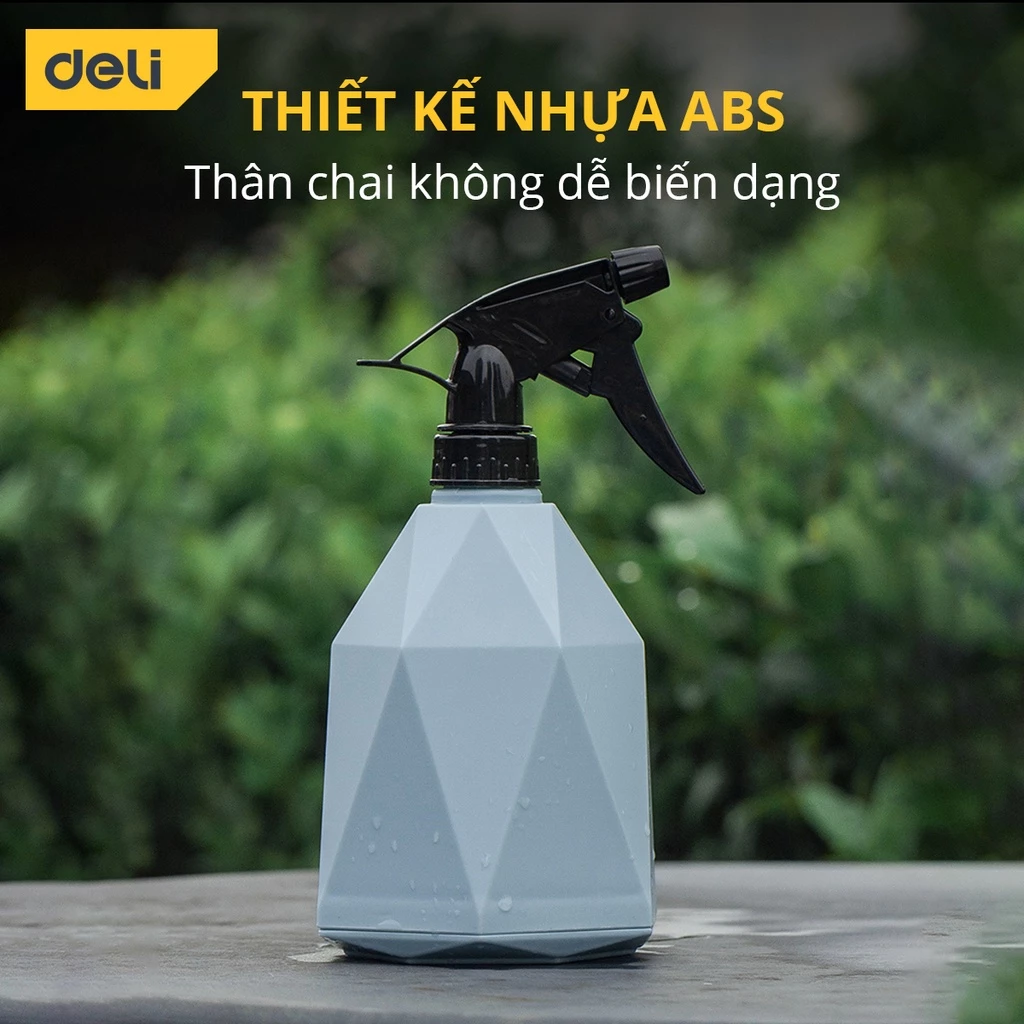 Bình Xịt Tưới Cây Deli Zentor Dung Tích 600ml - 2 Chế Độ Xịt Hiệu Quả - Chất Liệu Tiêu Chuẩn Quốc Tế - inbonsai.com