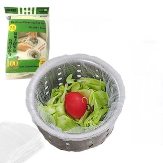 Túi Lưới Lọc Rác Bồn Rửa Chén Bịch Gồm 100 Túi Tiện Dụng