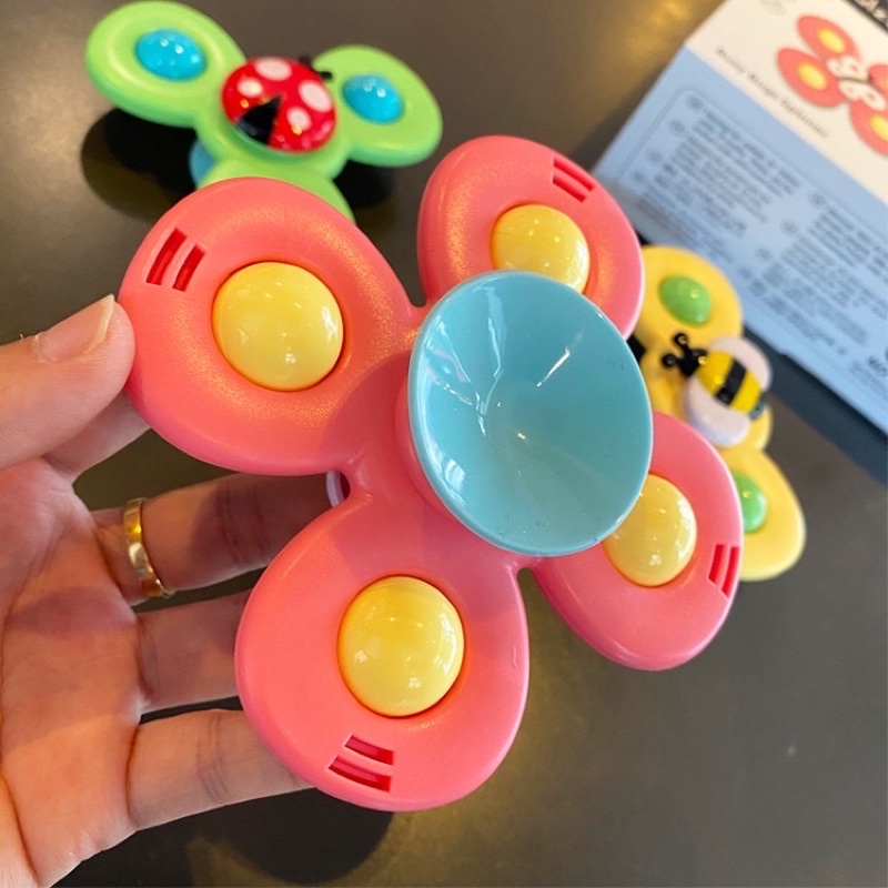 (Xả kho) Bộ 3 con quay spiner có thể dính lên tường phát âm thanh cho béo