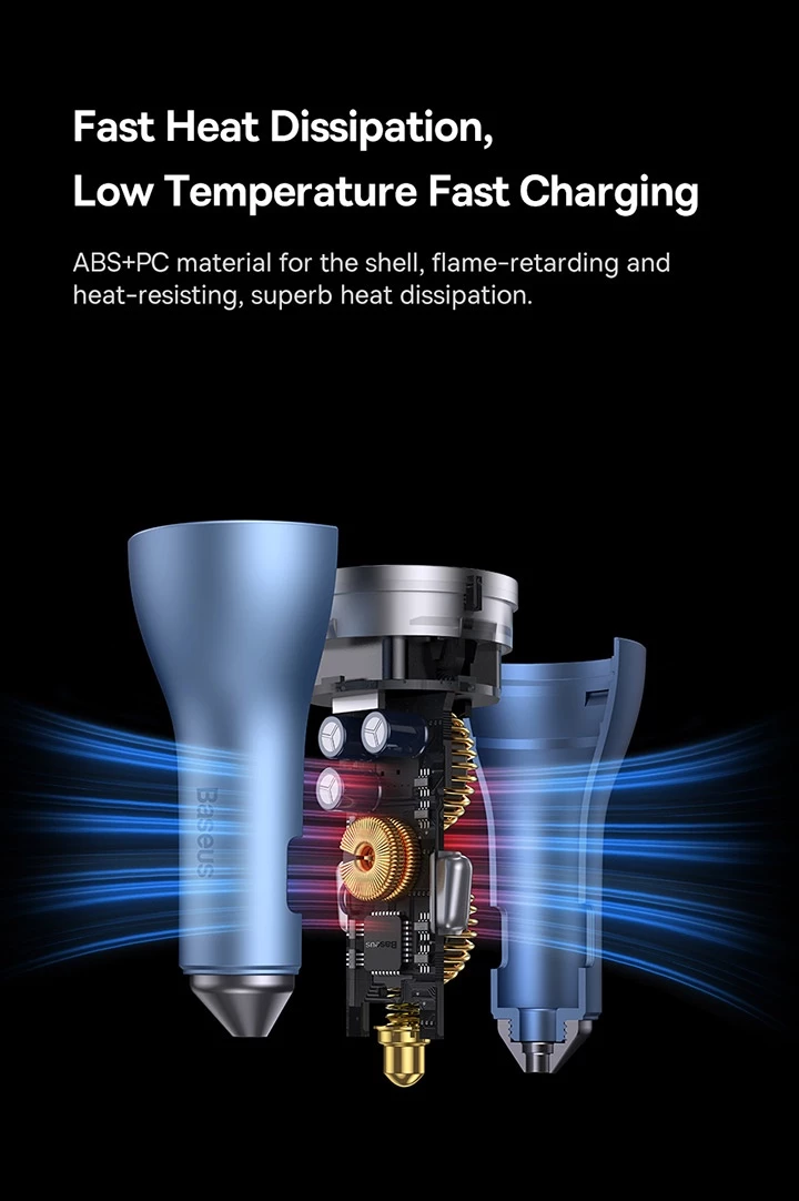 Tẩu sạc Baseus 60W