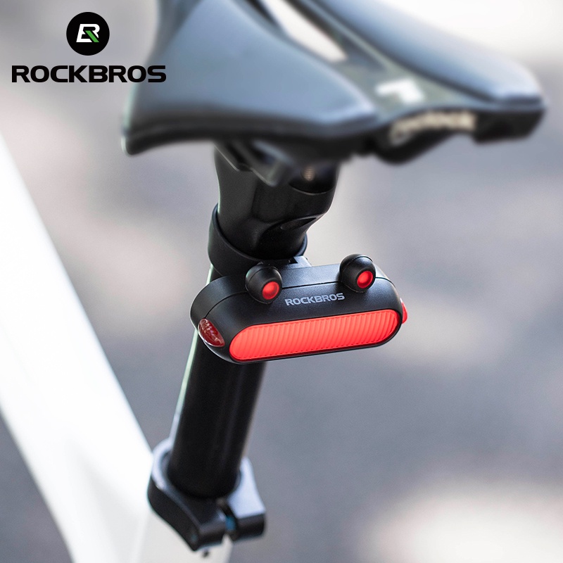 ROCKBROS Nâng cấp xe đạp của bạn với đèn hậu chống nước - 180° Phạm vi nhìn thấy & 5 chế độ