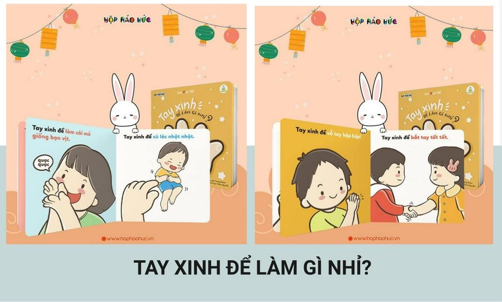 Mô tả Combo 4 cuốn sách Bé Yêu Cơ Thể cho bé 0-3 tuổi, giúp con khám phá sự kỳ diệu của cơ thể mình - 1