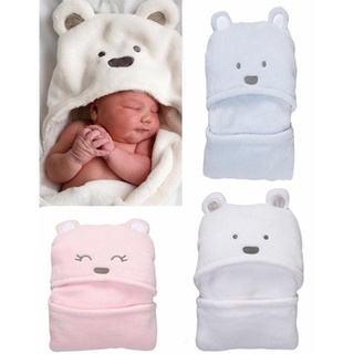 Chăn Ủ Có Mũ Minizone Hình Gấu Cho Bé Cực Đáng Yêu | Minizon Kids