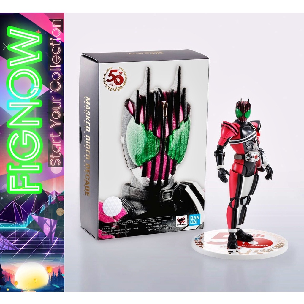 [NEW] Mô hình đồ chơi chính hãng Bandai SHF Kamen Rider Decade 50th ...