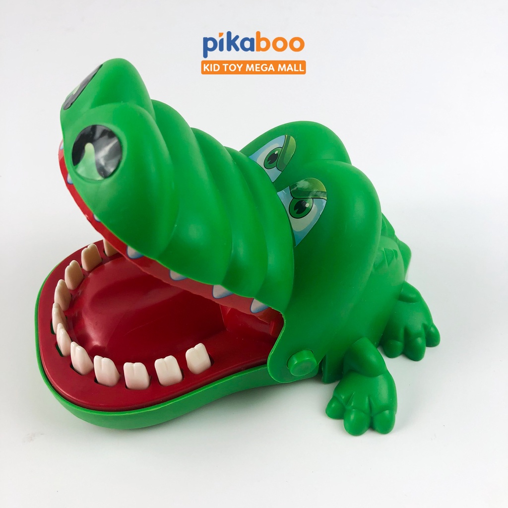 Ảnh Cá sấu cắn tay vui nhộn cho bé Pikaboo, đồ chơi khám răng cá sấu chất liệu an toàn cho trẻ từ 3 tuổi 3