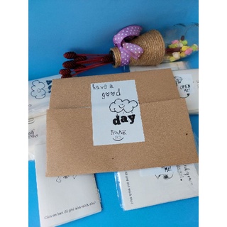50 Tem Decal Dán Thank You Niêm Phong Gói Hàng Kích thước 10x7cm