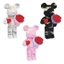 Xếp hình gấu bearbrick cầm hoa size to 55cm