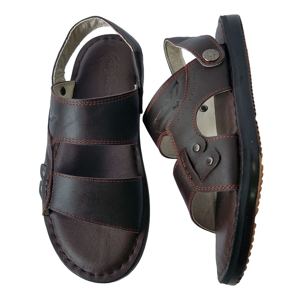 Giày Sandal Nam Da Bò Thật BIGGBEN Cao Cấp HKD567