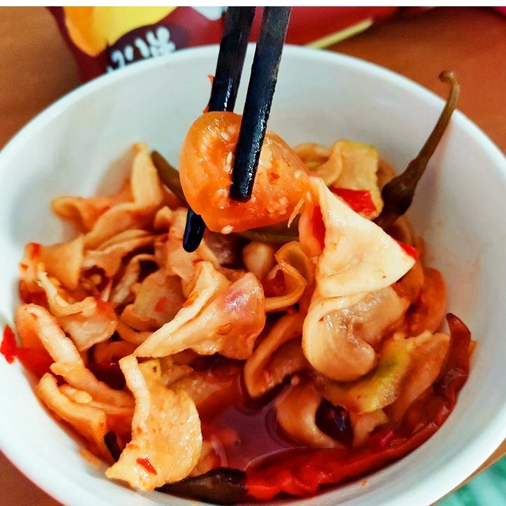 Mắm dưa cà đu đủ Cô Ti siêu ngon 400g - Đặc sản Huế