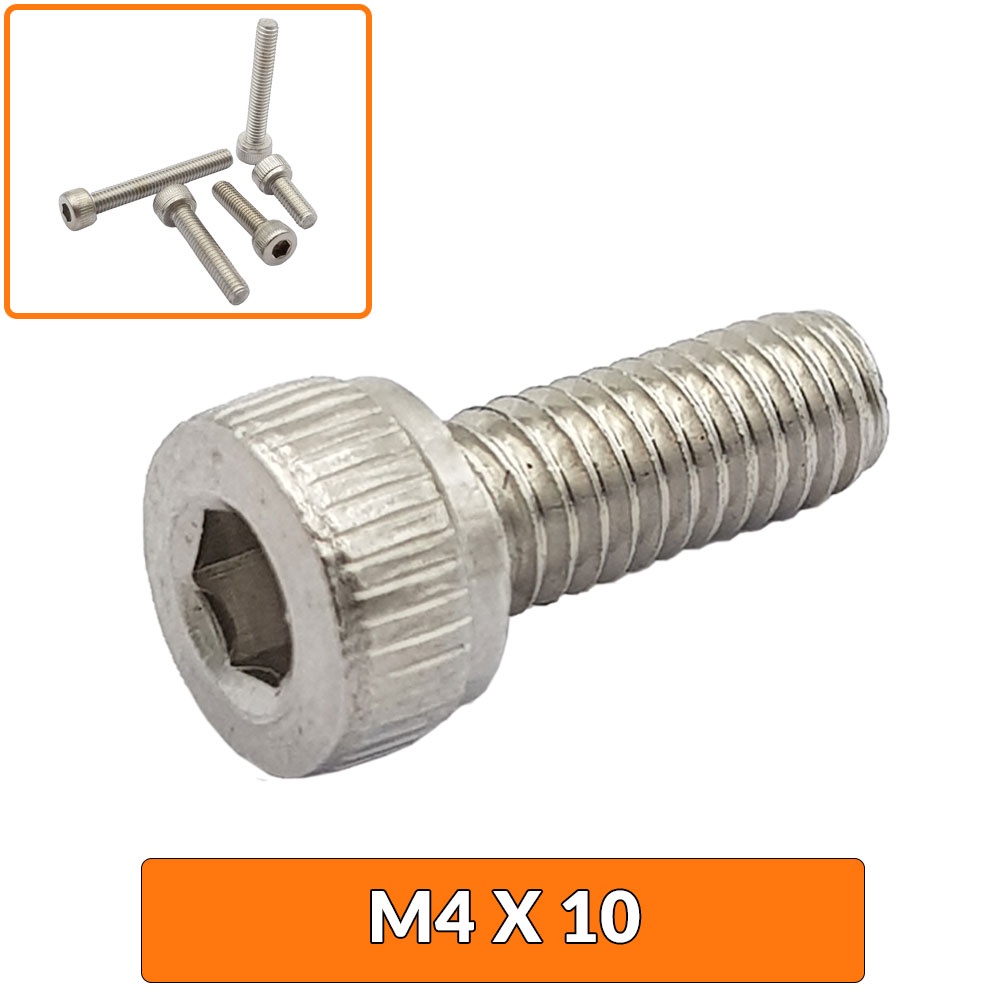 Ốc lục giác M4 | M5 inox 304 đầu tròn nhiều kích thước | Shopee Việt Nam