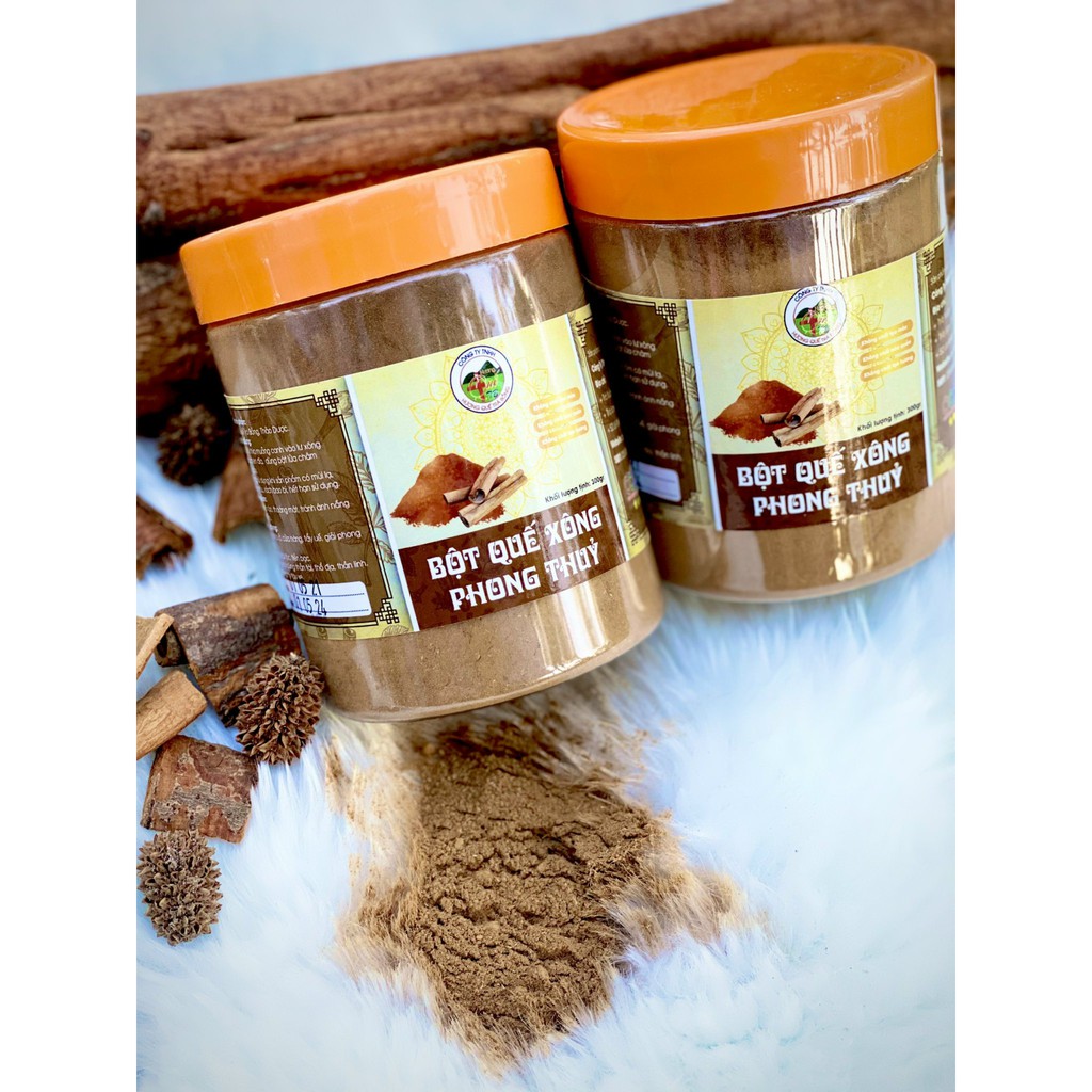 Ảnh Bột Quế Xông Phong Thủy - Hương Quế Trà Bồng 300gram 3