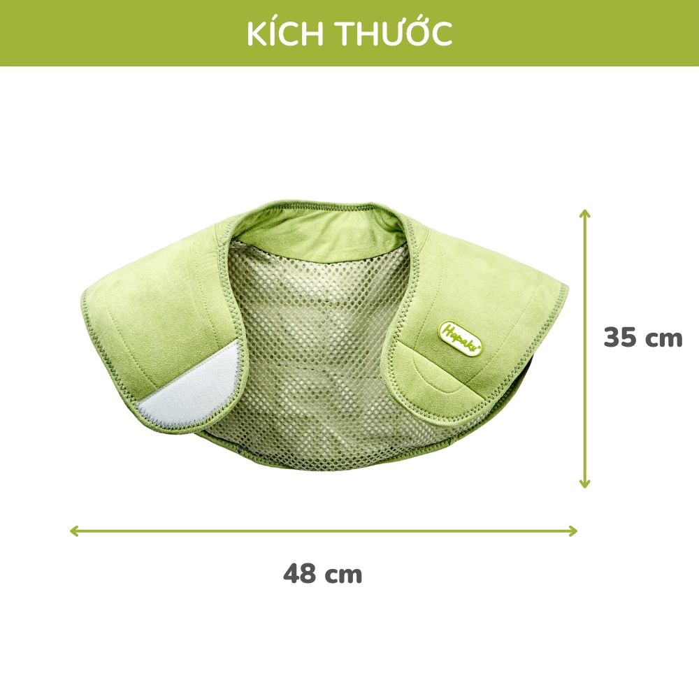 Mô tả Đai Chườm Nóng Thảo Mộc Vai Gáy Hapaku, Giảm Căng Cứng Cơ, Massage Cổ Vai Gáy Giảm Đau, Thoái Hóa Đốt Sống Cổ - 3