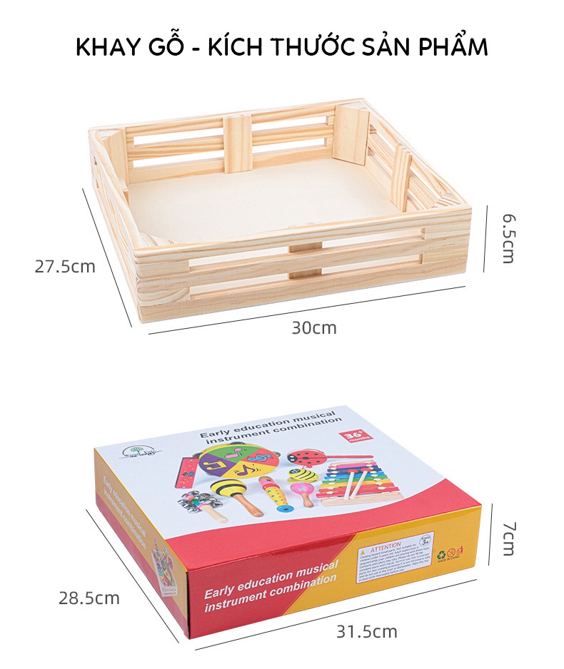 Hình ảnh set đồ chơi nhạc cụ S-kids