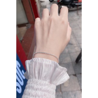 Lắc tay xù bạc ta nguyên chất chính hãng- Bạc LOPA