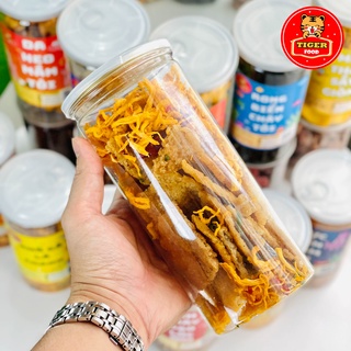 Cơm cháy lắc khô gà lá chanh 300g 💖TIGER FOOD💖 Cơm cháy mix khô gà loại 1 siêu giòn ngon - ăn vặt Sài Gòn