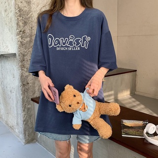 [Bán sỉ] Áo phông cotton khô 3158 - Áo thun dáng rộng tay lỡ in hình Oavish