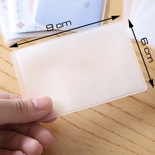 combo 5Vỏ bọc CCCD thẻ học sinh thẻ ATM các loại giấy tờ cá nhân chống xước ,chống nước