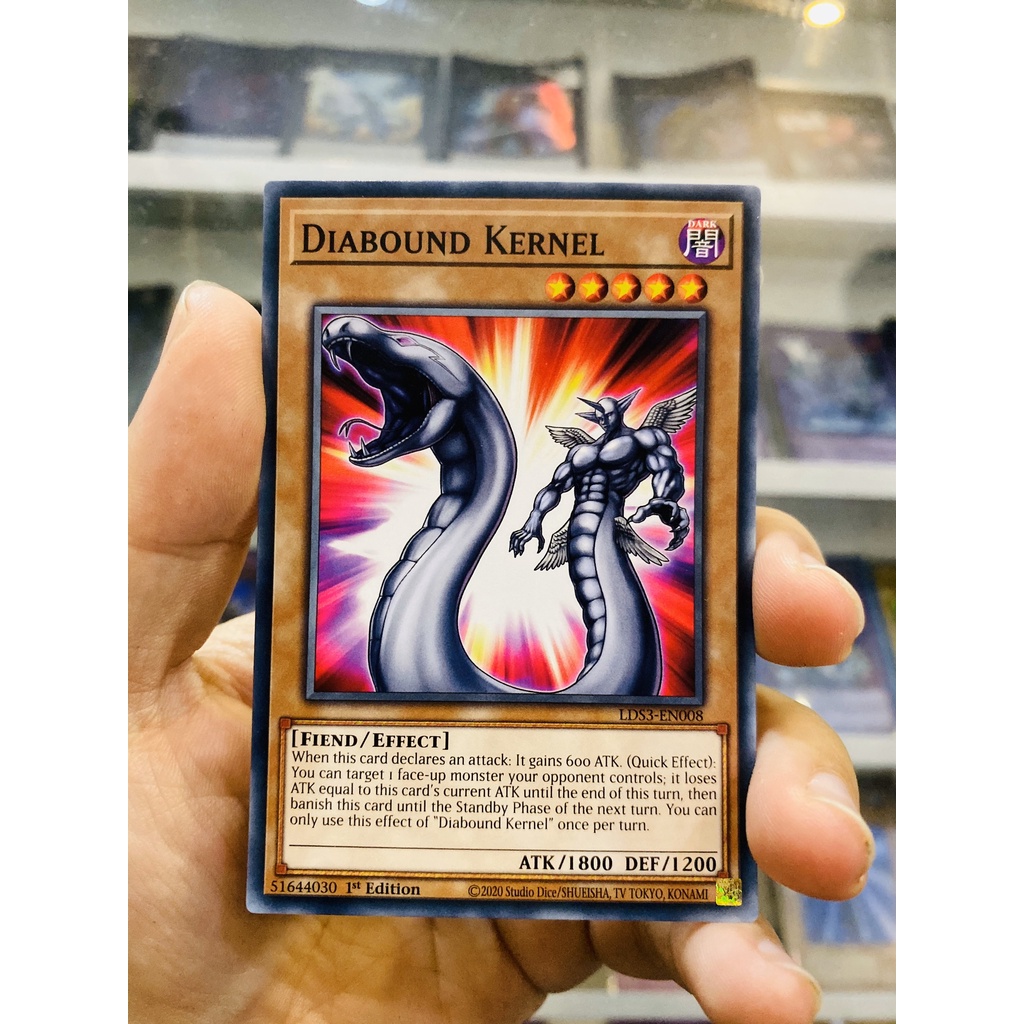 diabound card yugioh Amazon.com: Yu-Gi-Oh! - Diabound Kernel - LED5-EN008 - Common - 1st Edition main image 1