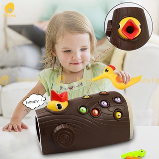 Đồ chơi GIÁO DỤC trẻ em thông minh Bộ chim gõ kiến bắt sâu cho bé trai bé gái phát triển trí tuệ- 13426