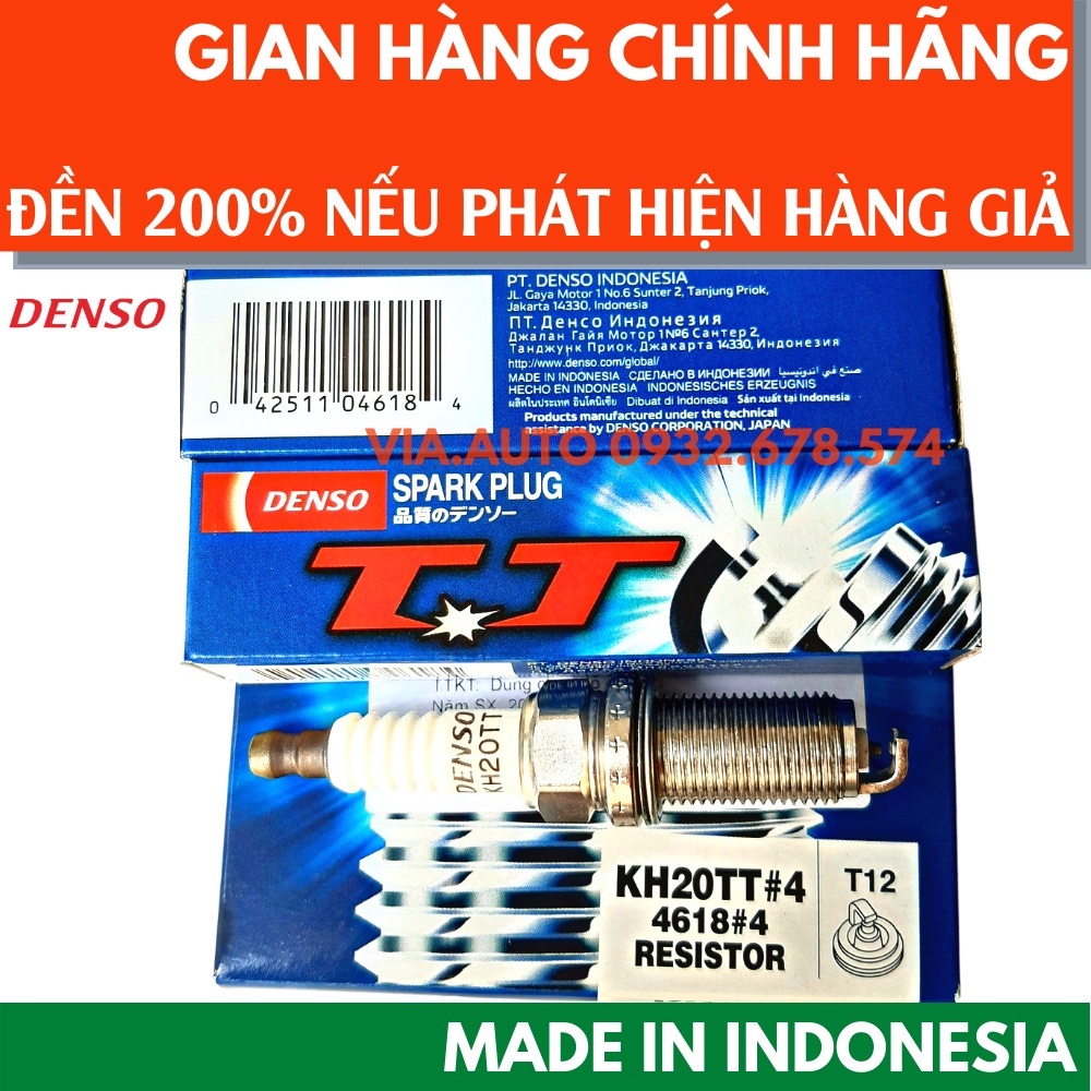 [HỎA TỐC HCM] BUGI TITAN DENSO JAPAN KH20TT dành cho Innova,Fotuner ...