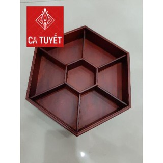 Hộp đựng bánh kẹo, mứt tết gỗ hương cao cấp