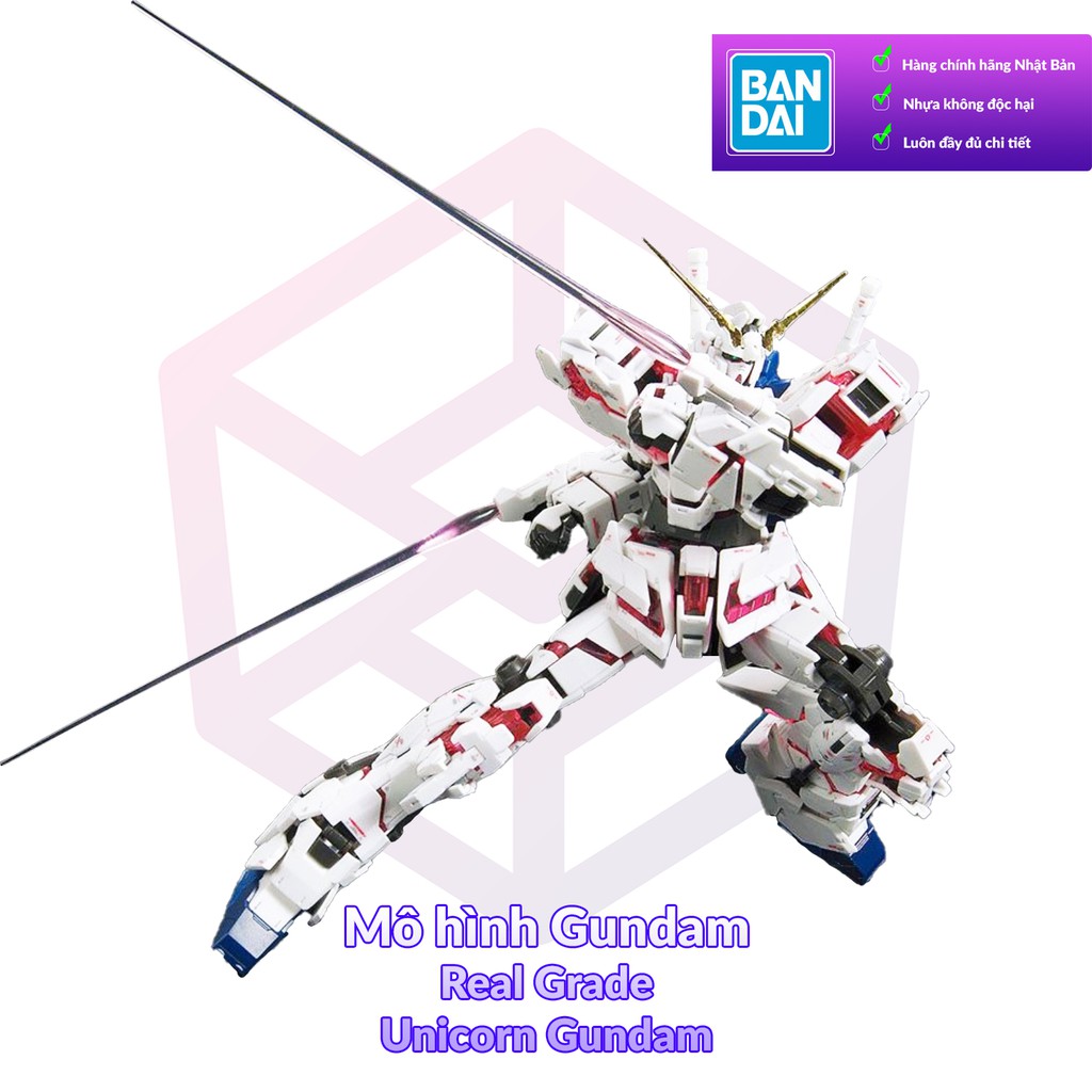 Mô Hình Gundam Bandai RG 25 Unicorn Gundam 1/144 MS Gundam UC [GDB ...