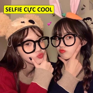 Mắt kính nam nữ giả cận không độ,kính mắt thời trang gọng tròn phong cách Ulzzang mới Hottrend đẹp giá rẻ 041