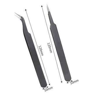Nhíp đầu cong ESD-15 bằng thép chống tĩnh điện dùng sửa chữa trang sức