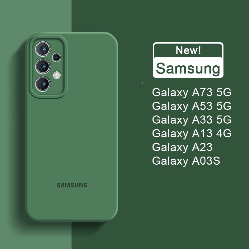 Ôp Điện Thoại Silicon Dẻo Kèm Khung Bảo Vệ camera Cho samsung galaxy a73 a53 a52s a52 a33 5g a13 a23 4g a03s a03 a13 4g lite lte Ốp