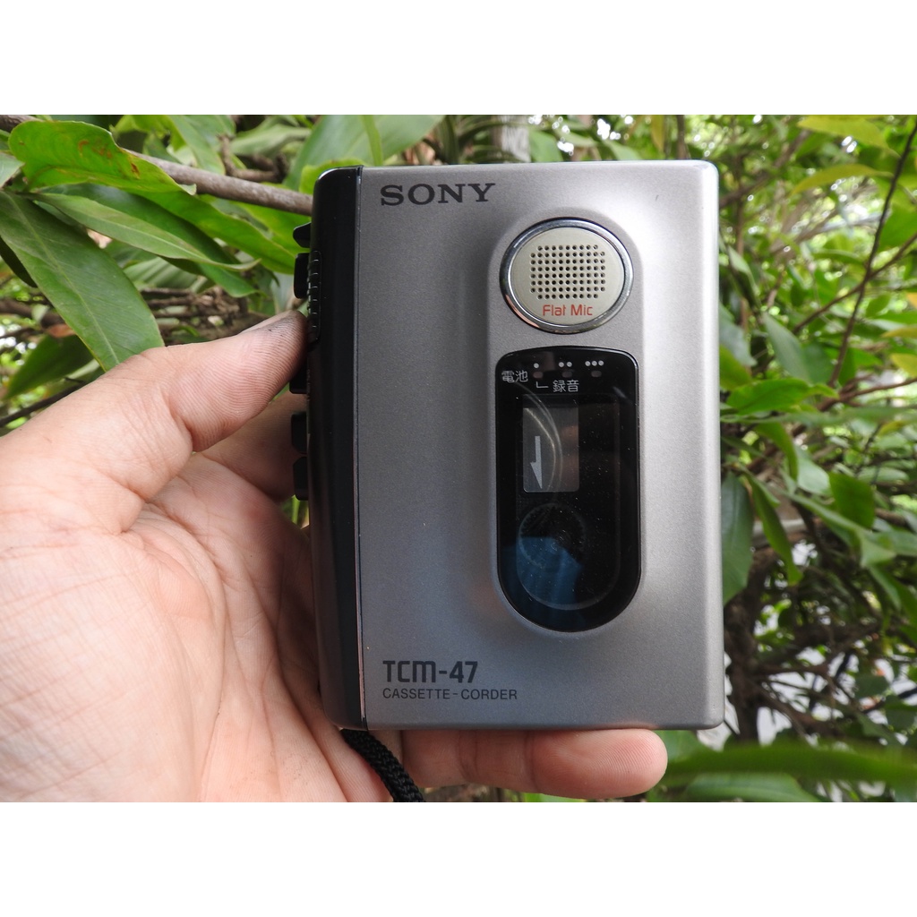 Máy nghe nhạc Cassette Sony TCM-47 loa ngoài loại loa lớn máy có khá đẹp  màu vàng hồng | Shopee Việt Nam