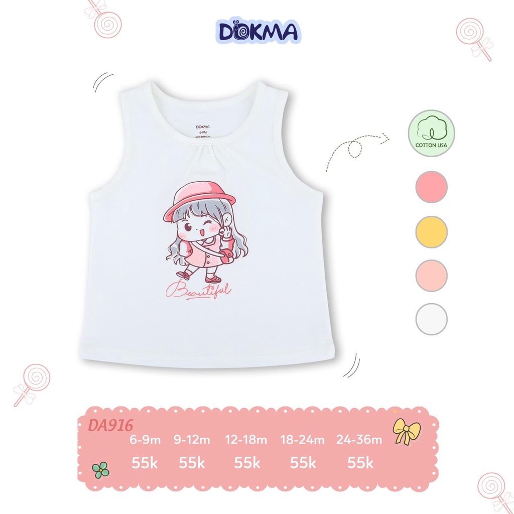 Ao ba l be gai DA916 hi u Dokma size 6 36M Ti m Nha Soc Shopee Vi t Nam