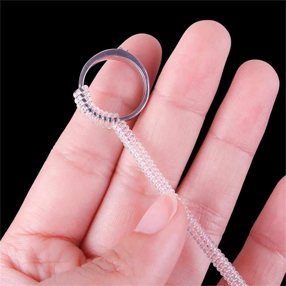 HOBBYIN Bộ điều chỉnh kích thước vòng 1/5/10/12 cái, trong suốt, giảm độ rộng, tiện dụng