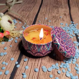 Nến thơm tinh dầu thiên nhiên, thơm dịu nhẹ, làm quà tặng siêu xinh