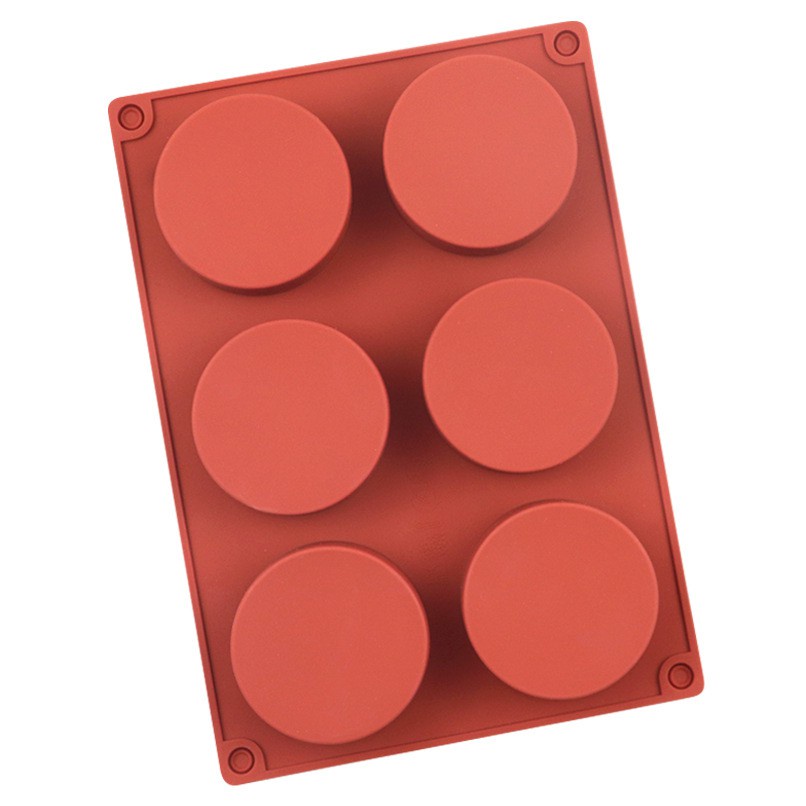 Khuôn silicone Làm Bánh 6 Ô Tiện Lợi