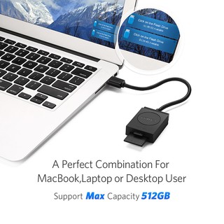 UGREEN Đầu đọc thẻ SD  USB 3.0 khe cắm kép