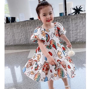 Váy bé gái cầu vồng QATE873 - Đầm bé gái siêu mát TB276