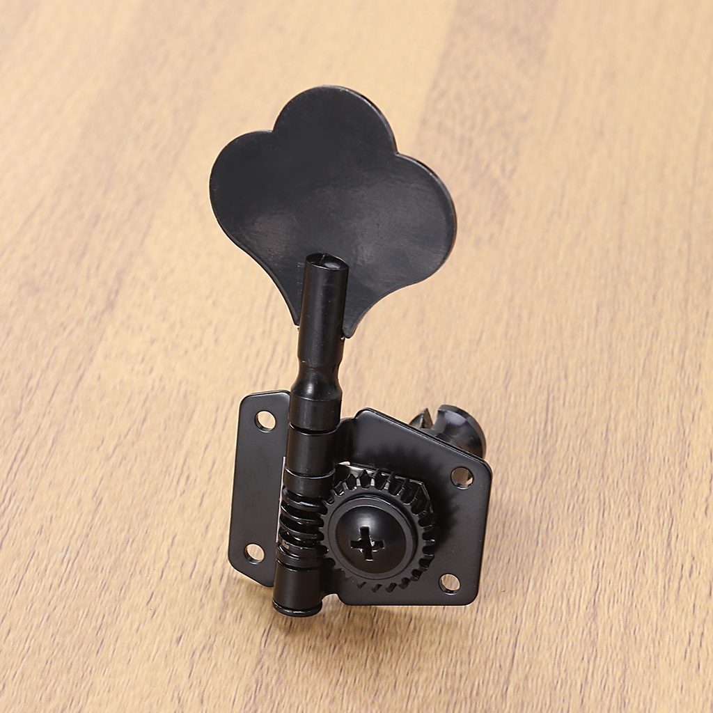 4 Miếng Điện Bass Tuner Peg Đen Guitar Mở Gear Chỉnh Chốt Đầu Máy Cho Precison Jazz Thay Thế Của