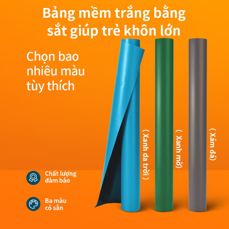 Bảng vẽ, decal dán tường Deli từ tính kèm phụ kiện - Xoá dễ dàng, không bám bụi, tự cắt ghép sáng tạo - 50180/50181/5018