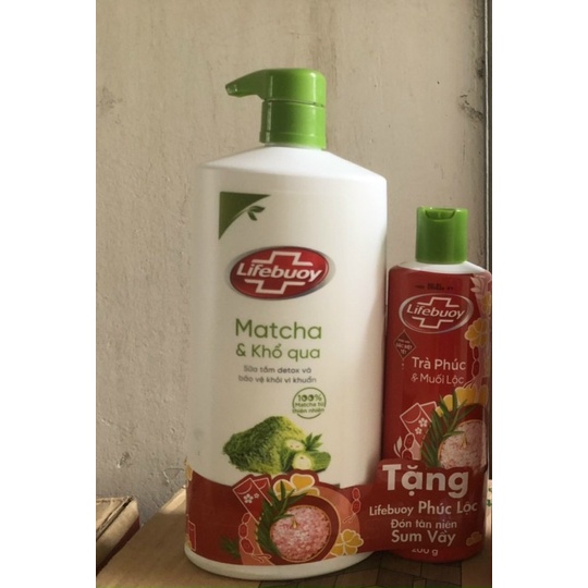 sữa tắm lifebuoy matcha và khổ qua 800gr
