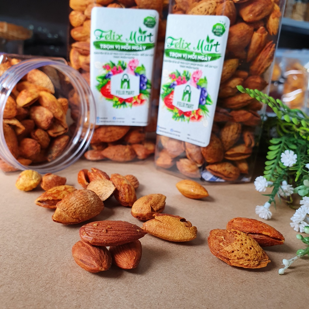 Hạnh nhân rang bơ Mỹ hủ 500gr