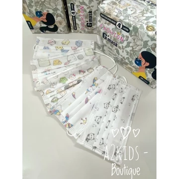 [Khẩu Trang Cho Người Lớn] Khẩu Trang Cao Cấp 4 Lớp Họa Tiết Hoạt Hình Ngộ Nghĩnh FASHION GARCOTEX MASK
