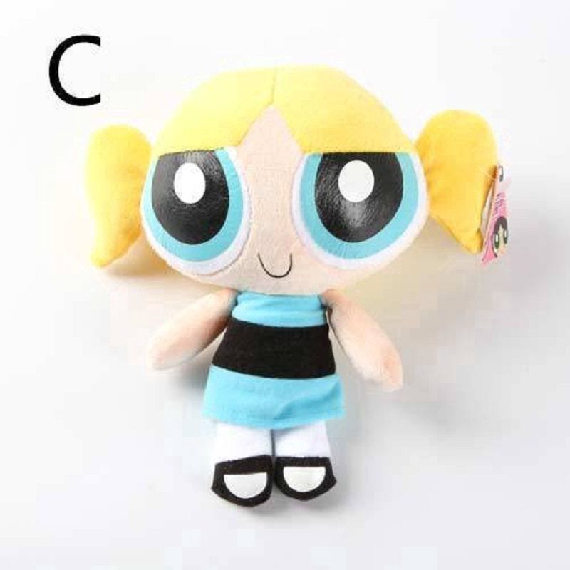 20cm The Powerpuff Girls Network Đồ chơi nhồi bông Búp bê sang trọng Bong bóng Hoa Buttercup Đồ chơi