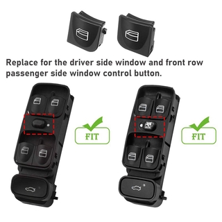 Nắp nút công tắc cửa sổ dành cho xe hơi Mercedes Benz W203 W208 C CLK Class
