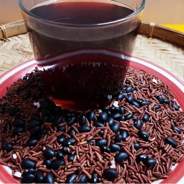 TRÀ GẠO LỨT ĐẬU ĐEN RANG TAY 450g KIÊN ANH - LÀM TỪ GẠO LỨT HUYẾT RỒNG