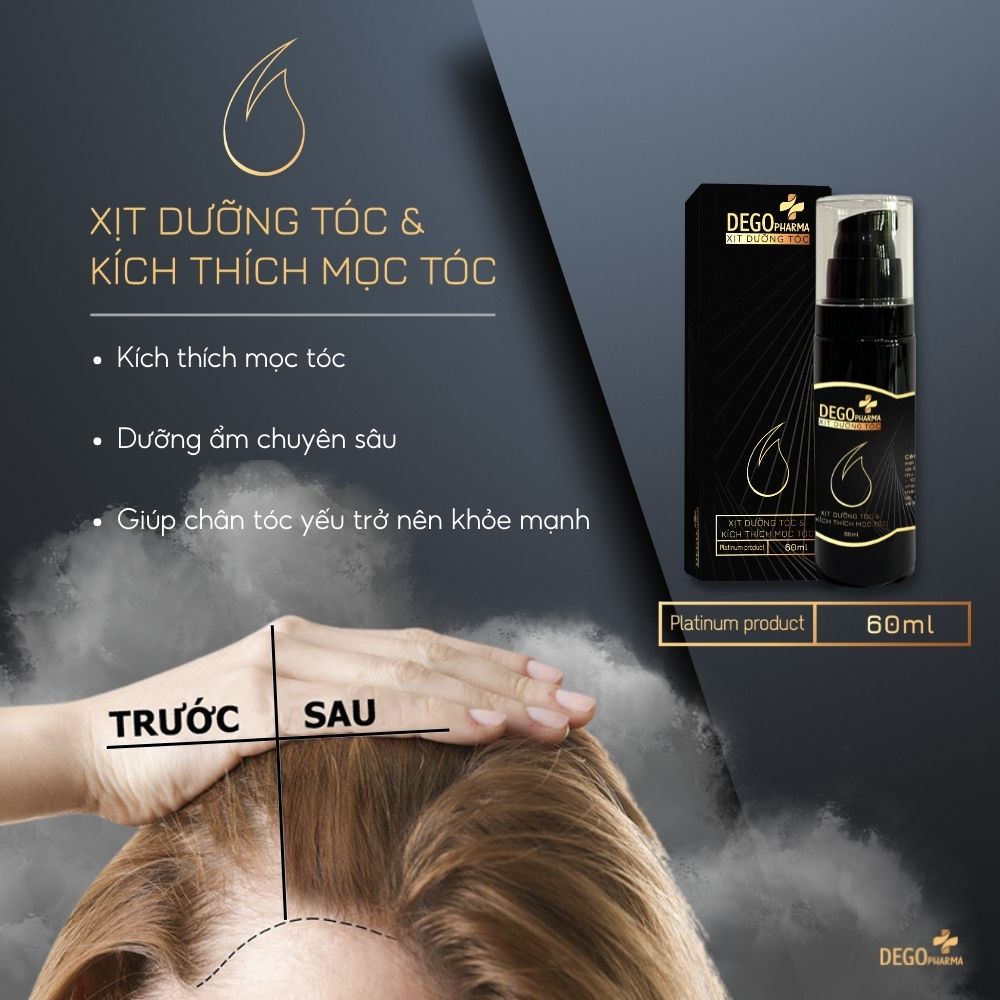 Ảnh Tinh chất mọc tóc Dego Pharma 60ml - phục hồi tóc hư tổn, giảm gãy rụng nhanh, giảm hói đầu, dưỡng tóc mềm mượt 1