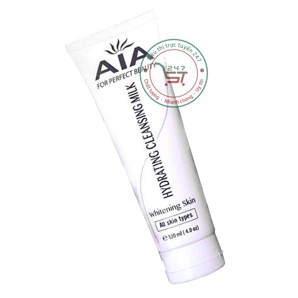 Sữa rửa mặt Sáng da AIA Se khít lỗ chân lông 120ml (trắng-vàng) chăm sóc da tại nhà hiệu quả