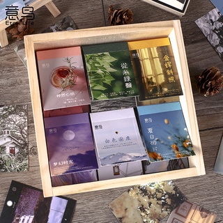 Set 50 Miếng Dán Giấy Washi Trang Trí Sổ Lưu Niệm